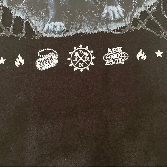 Men’s Underdog Printed Short Sleeve T-Shirt Black Juren Clothing Size 4XL - Picture 7 of 8